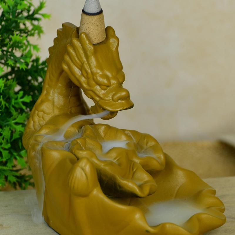 Dragon Smoke Fountain by Mayii - Beautiful Resin Showpiece for Home Decor - MAYII - Mayii