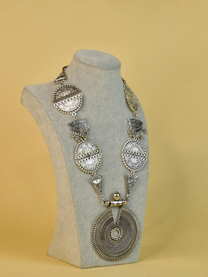 Mayii German Silver Necklace: Handcrafted Mandala Design - Mayii - Mayii