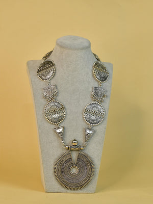 Mayii German Silver Necklace: Handcrafted Mandala Design - Mayii - Mayii