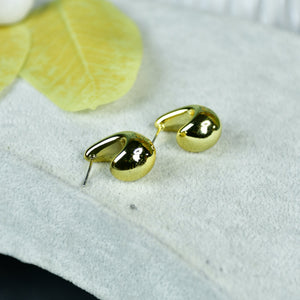 Mayii Golden Teardrop Crescent Round CCB Earrings – One Size - Mayii - Mayii