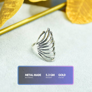 MAYII - Rose Silver Butterfly Ring Set Stainless Steel - One Size - Mayii - Mayii