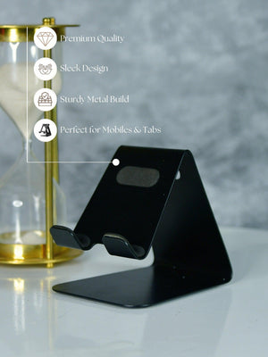 Mayii - Trendy Black Metal Phone Holder - Perfect Gift - MAYII - Mayii