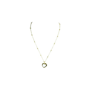 MAYII White Love Pendant Necklace Gold Stainless Steel - One Size - Mayii - Mayii