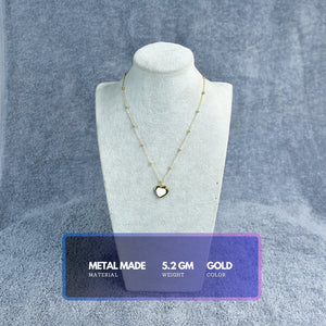 MAYII White Love Pendant Necklace Gold Stainless Steel - One Size - Mayii - Mayii