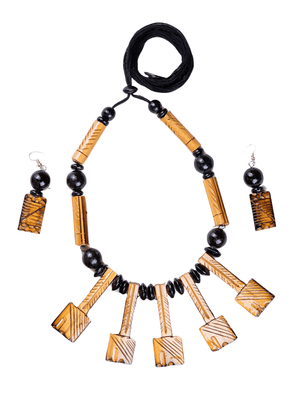Mayii's Bamboo Hammer Necklace: Handcrafted Trendy Accessory - Mayii - Mayii