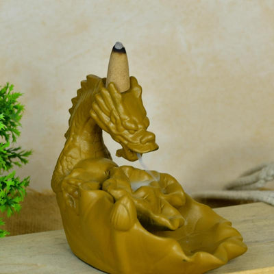 Dragon Smoke Fountain by Mayii - Beautiful Resin Showpiece for Home Decor