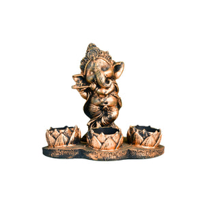 Ganesh Resin Candle Holder by Mayii - Artisan Home Decor & Showpiece - MAYII - Mayii