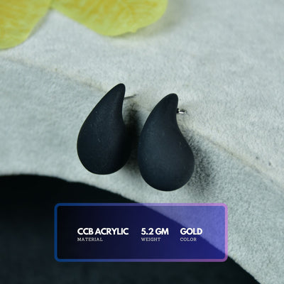 MAYII Black CCB Tera Drop Earrings-One Size image 3