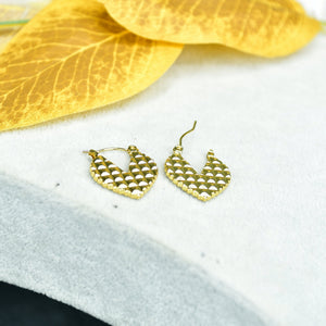 MAYII Ear Cut Petals Gold Stainless Steel Earrings - One Size - Mayii - Mayii