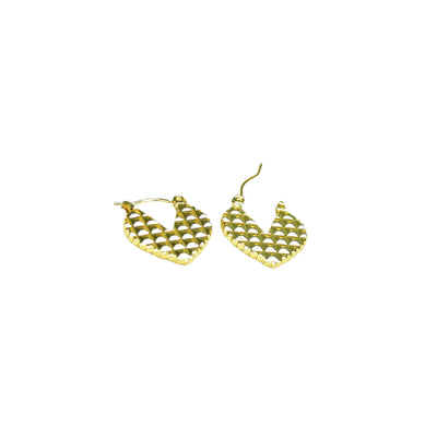MAYII  Ear Cut Petals Gold Stainless Steel  Earrings -One Size