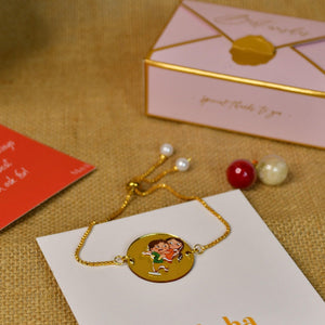 Mayii Exquisite Bhai Behen Rakhi Pack of 1 with Roli Chawal and Greeting card combo for Raksha Bandhan and Gifting - Mayii - Mayii