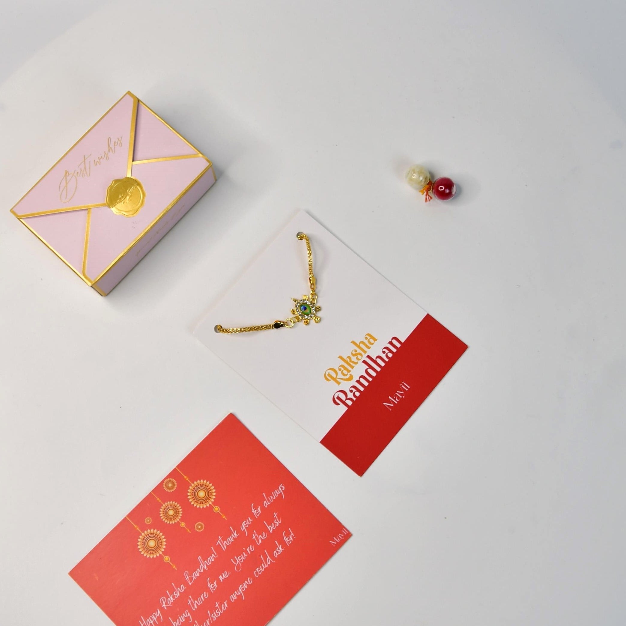 Mayii Exquisite Turtle Rakhi Pack of 1 with Roli Chawal and Greeting card combo for Raksha Bandhan and Gifting - Mayii - Mayii