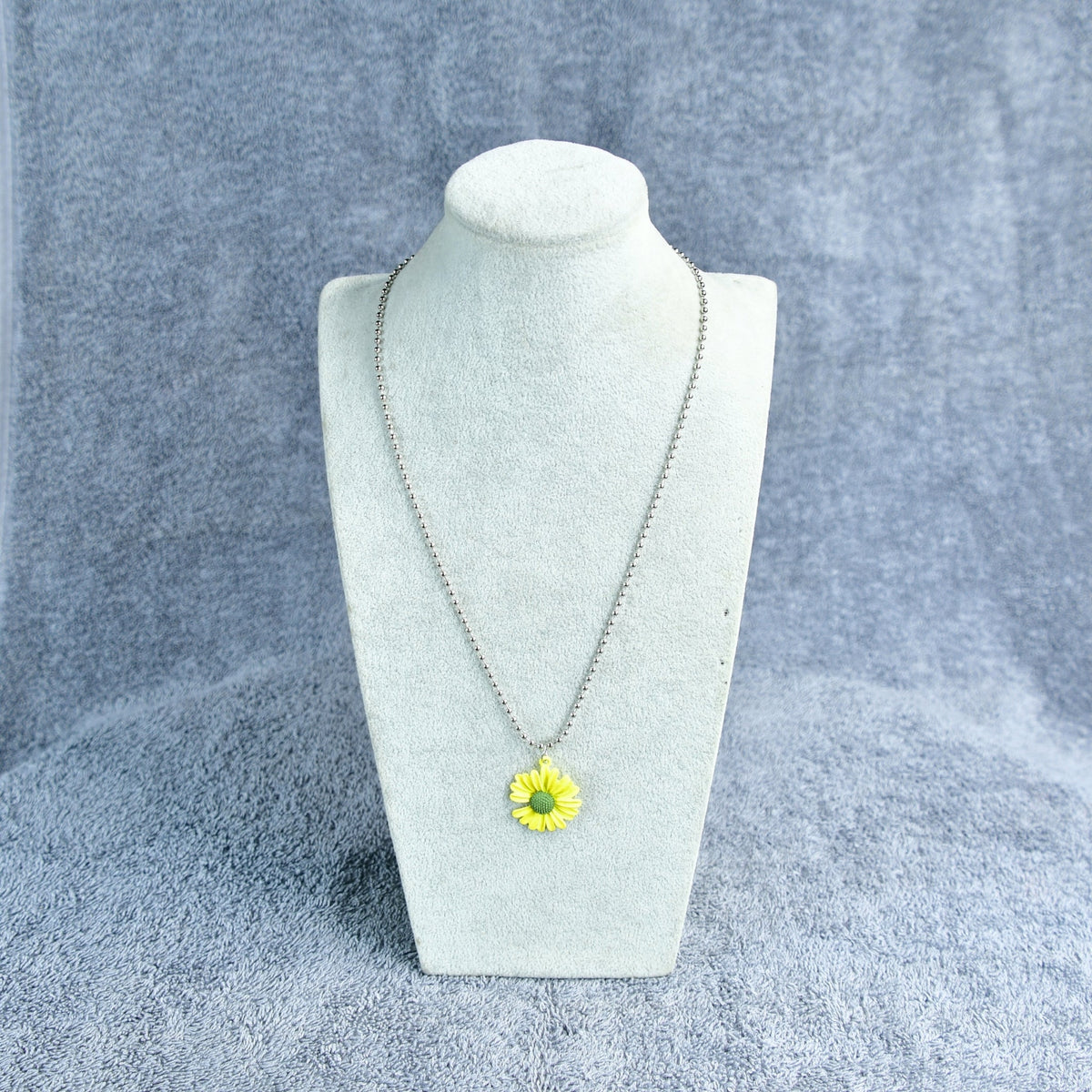 Mayii Flower Pendant Necklace Silver and Yellow Stainless Steel - One Size - Mayii - Mayii