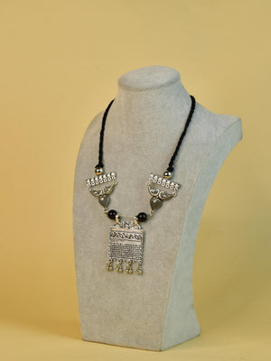 Mayii German Silver Choker: Handcrafted Peacock Design - Mayii - Mayii