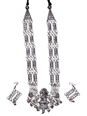 Mayii German Silver Necklace: Handcrafted God & Peacock Design - Mayii - Mayii