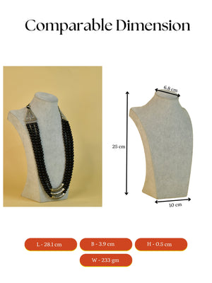 Mayii German Silver Necklace: Handcrafted Three - Strand Design - Mayii - Mayii
