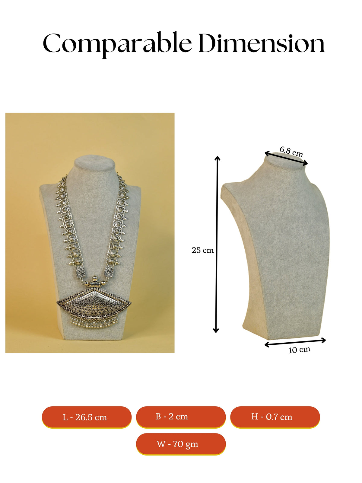 Mayii German Silver Necklace: Triangular Flower Design - Mayii - Mayii
