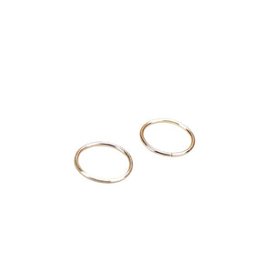 MAYII - Gold Circle Ring Set Stainless Steel - One Size - Mayii - Mayii