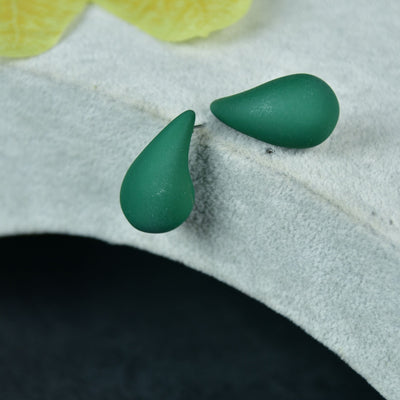 MAYII  Green CCB Tera Drop Earrings -One Size