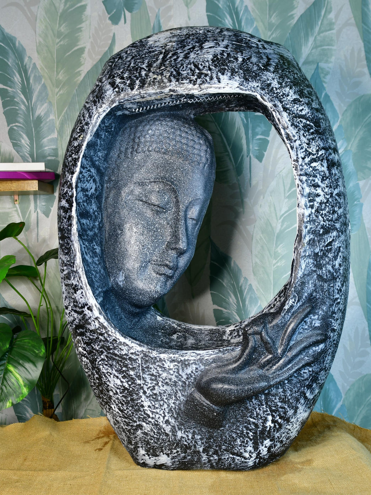 Mayii Half - Face Cave Structure Water Fountain – Unique Waterfall Feature for Trendy Home Decor & Gifts - MAYII - Mayii