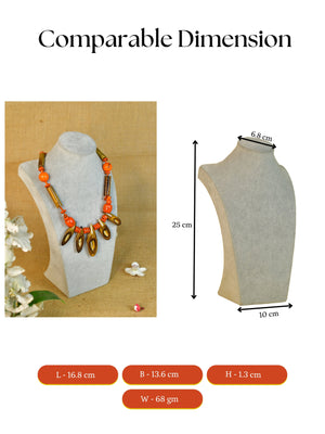 Mayii Handcrafted Bamboo Slice Necklace: Eco - Friendly Accessory - Mayii - Mayii