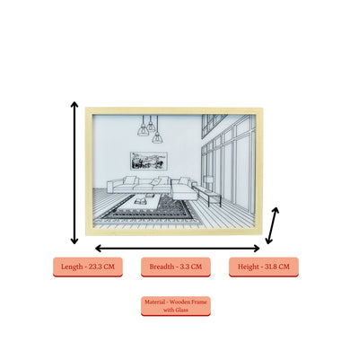 Mayii Illuminated Landscape Sofa Frame – LED Decor Photo Frame for Stylish Home Interiors and Gifts image 4