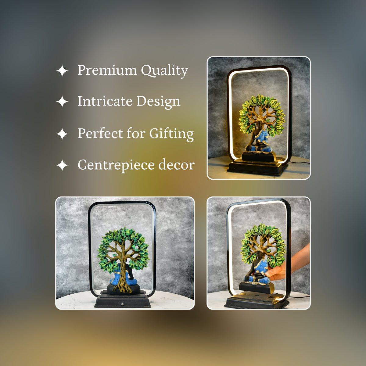 Mayii LED Buddha Bodhi Tree Figurine - Mayii - Mayii