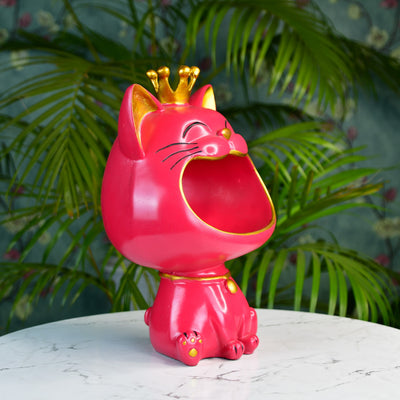 Mayii Moulded Resin Cat Holder
