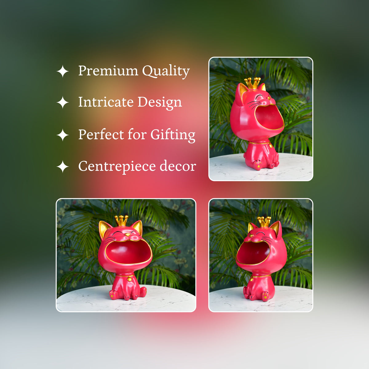 Mayii Moulded Resin Cat Holder - MAYII - Mayii