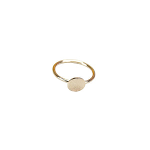 MAYII - Rose Gold Round Ring Stainless Steel - One Size - Mayii - Mayii