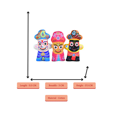 Mayii Stitched Cotton Jagannath Trio