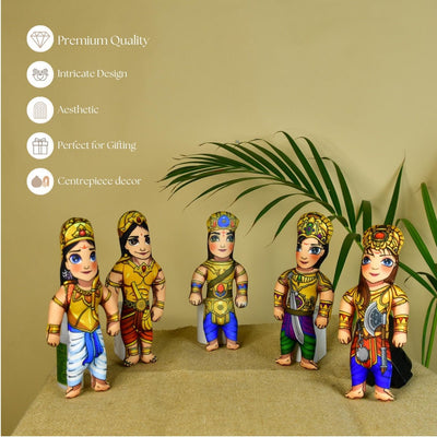 Mayii Stitched Cotton Panch Pandava image 4