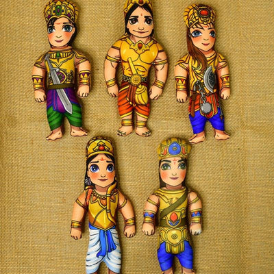 Mayii Stitched Cotton Panch Pandava