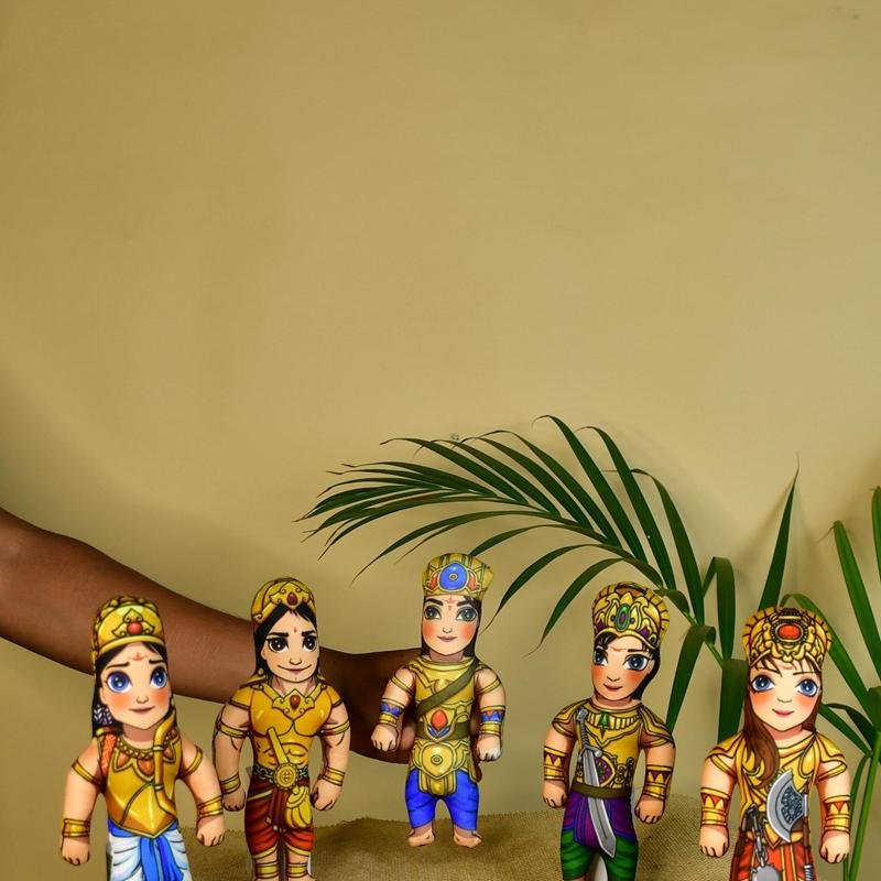 Mayii Stitched Cotton Panch Pandava - MAYII - Mayii