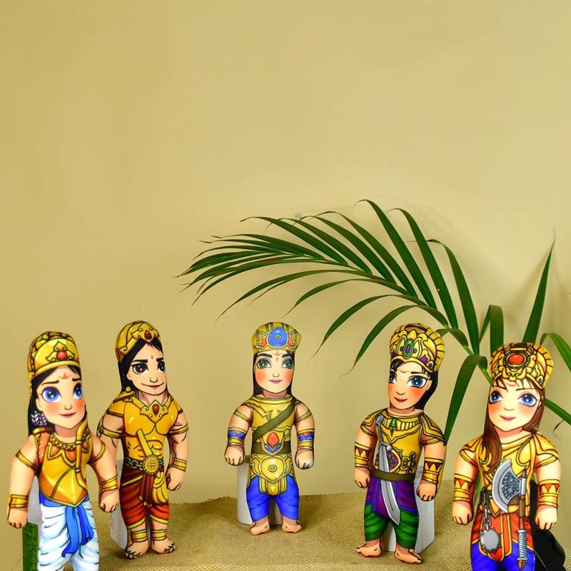 Mayii Stitched Cotton Panch Pandava - MAYII - Mayii