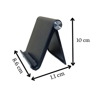 Mayii Trendy Adjustable Silver Tablet Stand with Black Hinges image 4