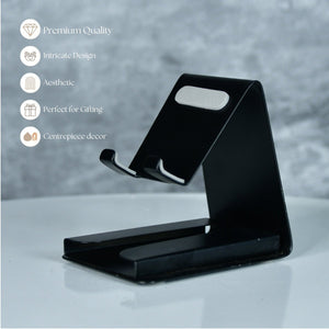 Mayii - White Padded Metal Phone Stand with Card Holder - MAYII - Mayii