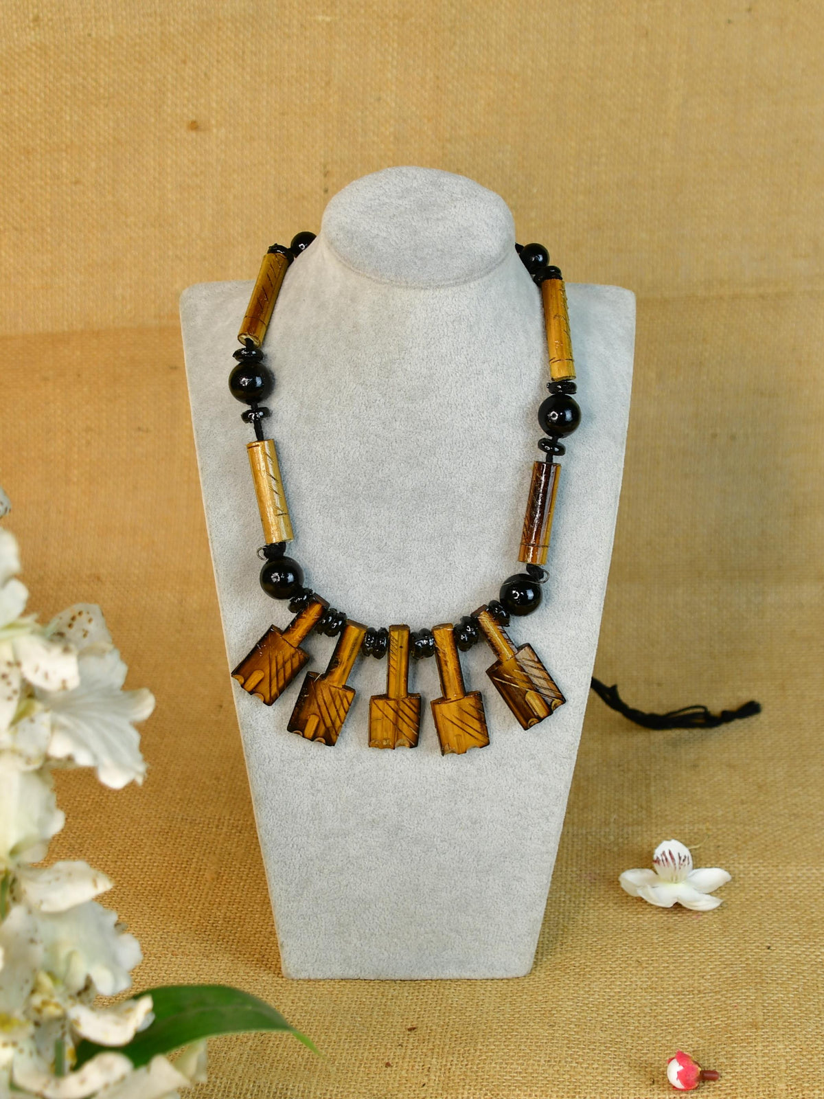 Mayii's Bamboo Hammer Necklace: Handcrafted Trendy Accessory - Mayii - Mayii
