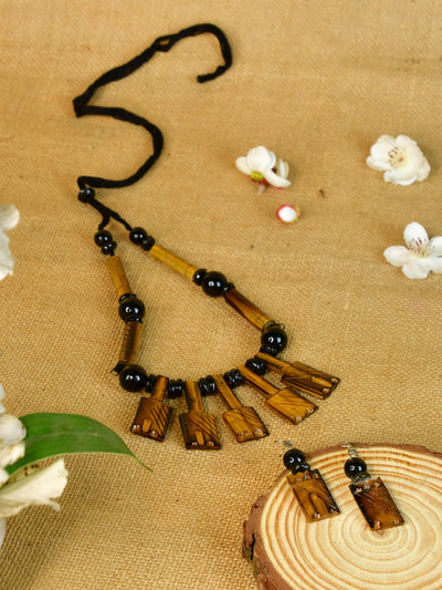 Mayii's Bamboo Hammer Necklace: Handcrafted Trendy Accessory