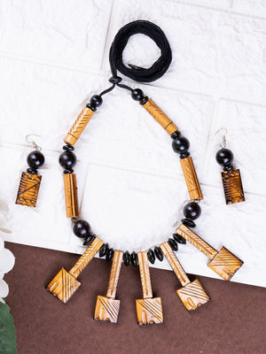 Mayii's Bamboo Hammer Necklace: Handcrafted Trendy Accessory - Mayii - Mayii