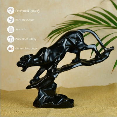 MAYII Black Panther Decorative Statue Tabletop Accent