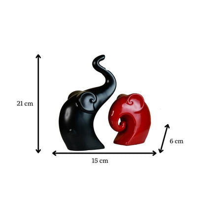 MAYII Modern Elephant Decor Set - Stylish Tabletop Art