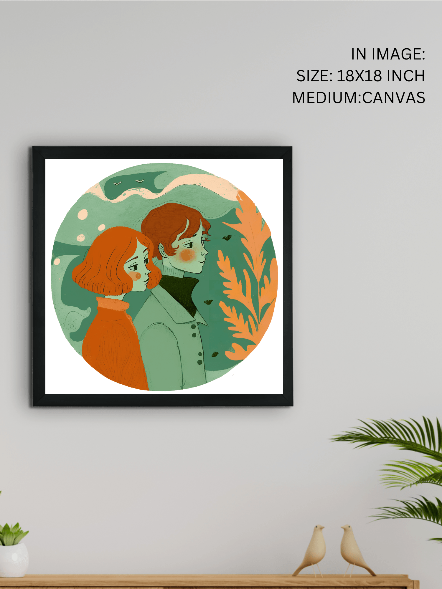 Personalized Canvas Print Square - Chitran by sowpeace - Mayii