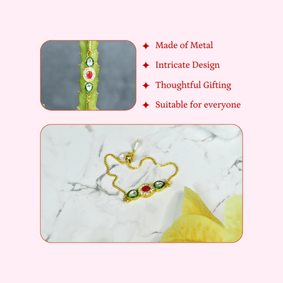 Triple Stone Accent Bracelet image 4