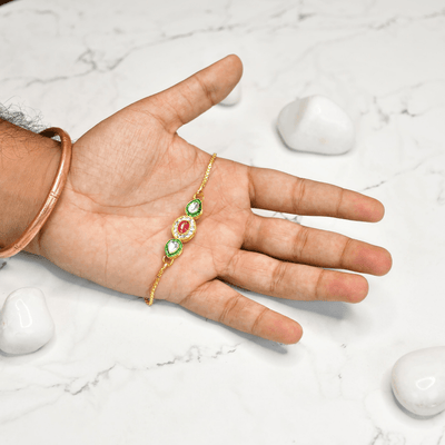 Triple Stone Accent Bracelet image 3